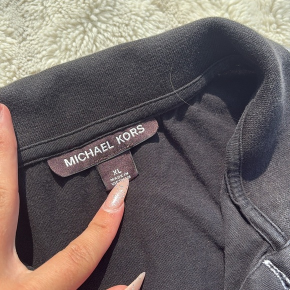 Michael Kors Black Logo Polo Shirt – Size XL | Preppy Streetwear | - Picture 4 of 8